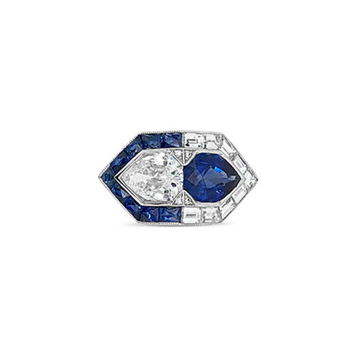 Sapphire & Diamond Ring