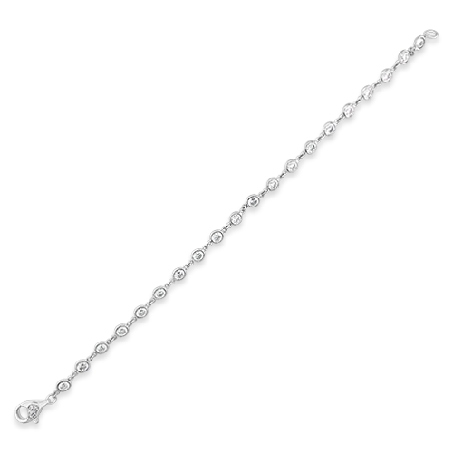 Bezel Set Diamond Bracelet