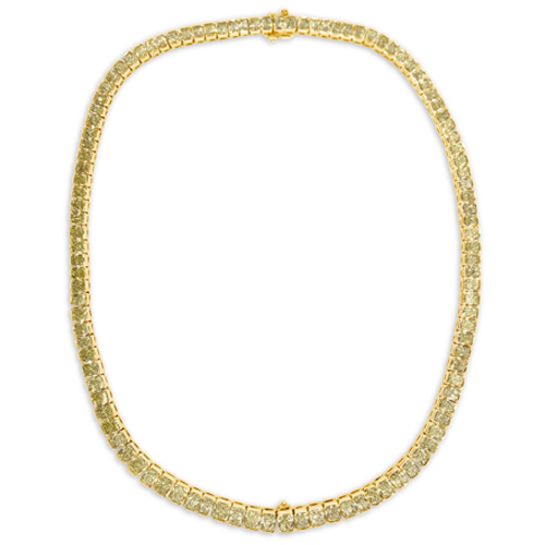 Yellow Diamond Necklace