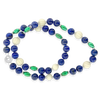 Lapis & Diamond Necklace