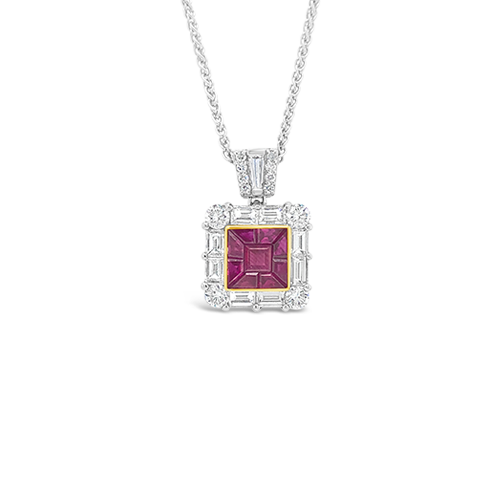 Ruby & Diamond Pendant