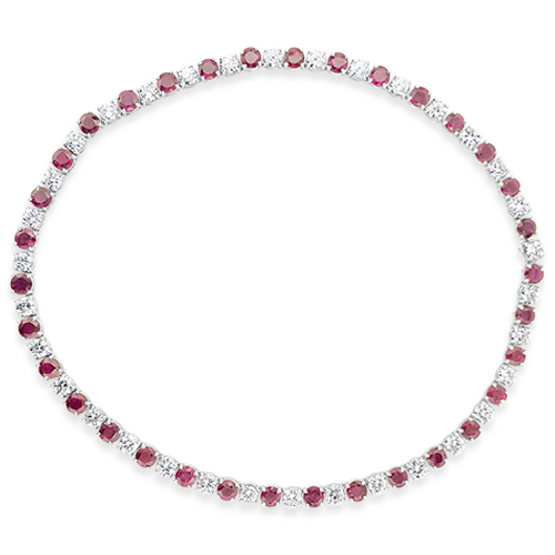 Ruby & Diamond Necklace