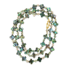 Long Abalone Clover Design Necklace