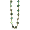 Long Abalone Clover Design Necklace