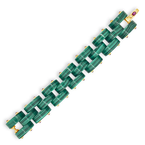 Malachite Link Bracelet