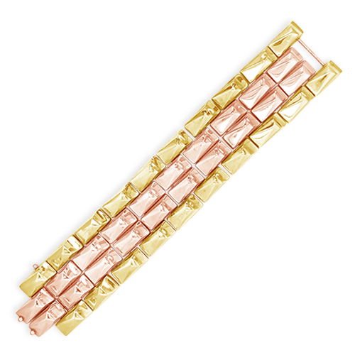 Yellow & Rose Gold Estate Bracelet