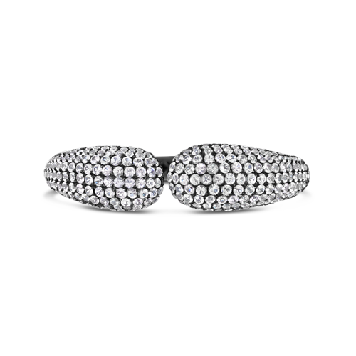 White Sapphire Bangle Bracelet