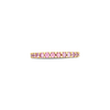 Pink Sapphire Eternity Band
