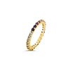 Multi-color Sapphire Band Ring