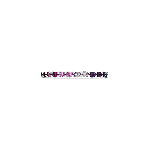 Multi-color Sapphire Band Ring