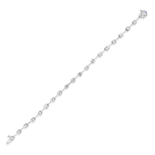 Diamond Knife Edge Bracelet