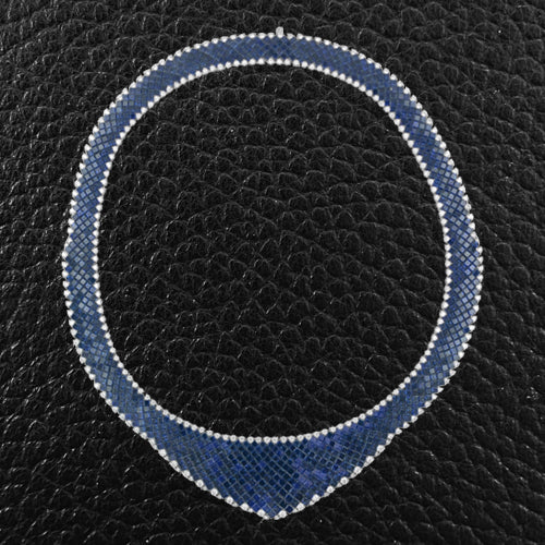 Sapphire & Diamond Bib Necklace