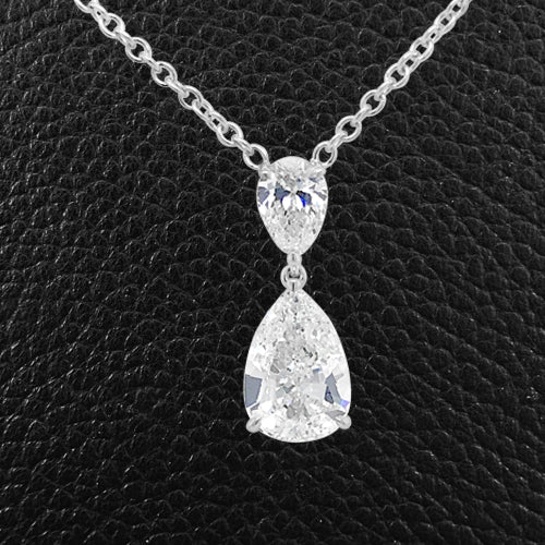 Pear Shaped Diamond Pendant