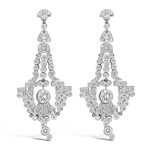 Diamond Chandelier Earrings