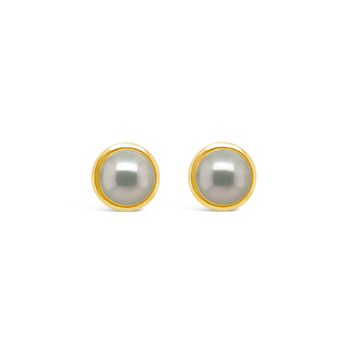 Gold & Pearl Earrings