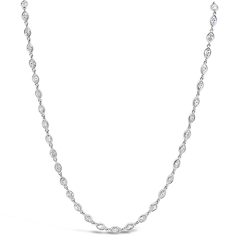 Marquise Diamonds by the Yard Necklace