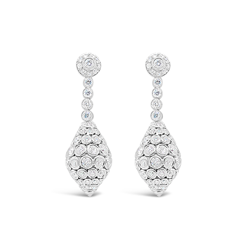 Diamond Dangle Earrings