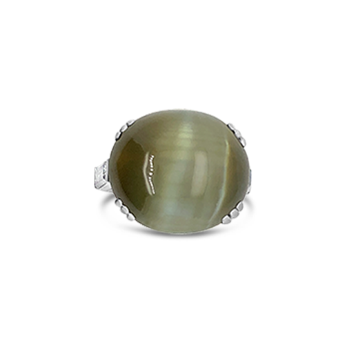 Cat's Eye Chrysoberyl Ring