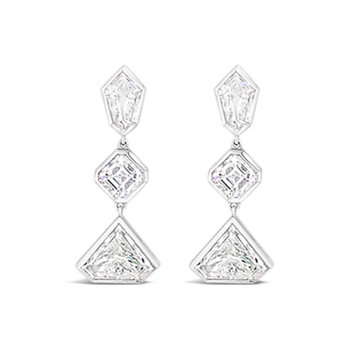 Diamond Dangle Earrings
