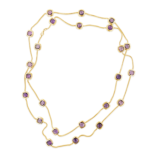 Gold & Amethyst Necklace
