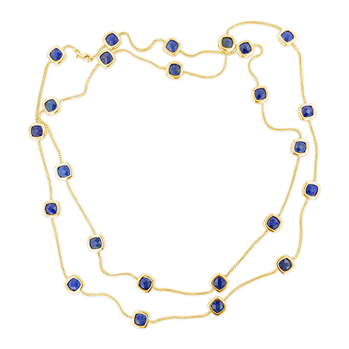 Gold & Lapis Necklace