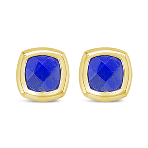 Lapis & Gold Earrings