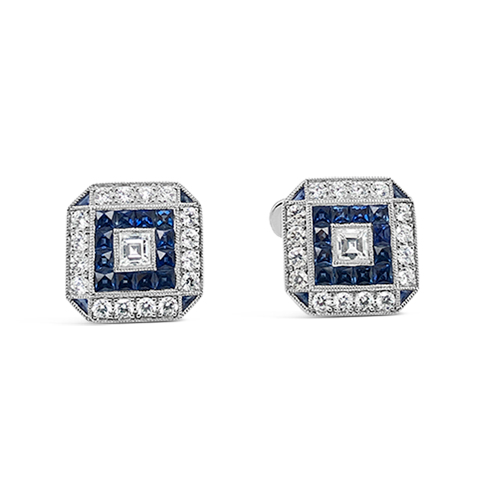 Sapphire & Diamond Cufflinks