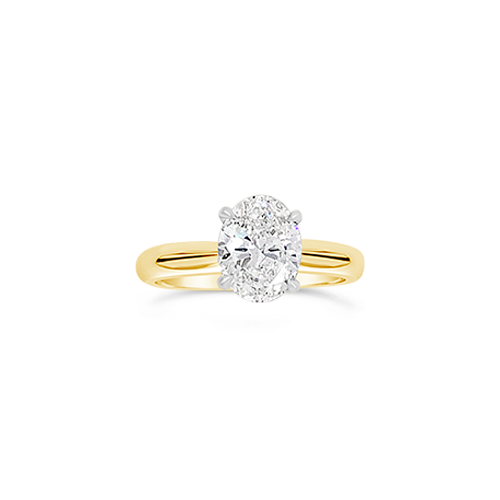 Oval Diamond Engagement Ring