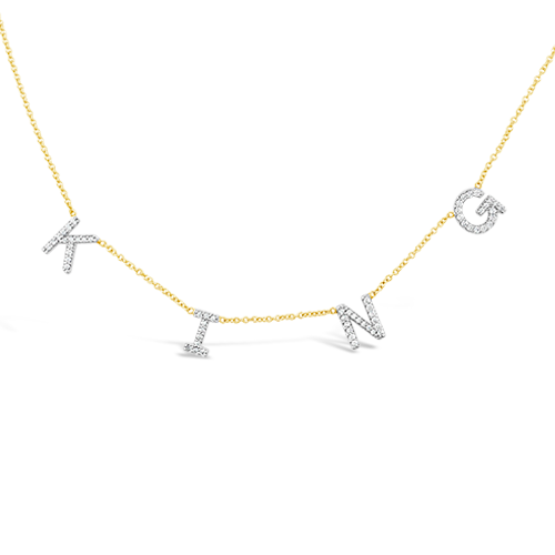 Personalized Diamond Necklace
