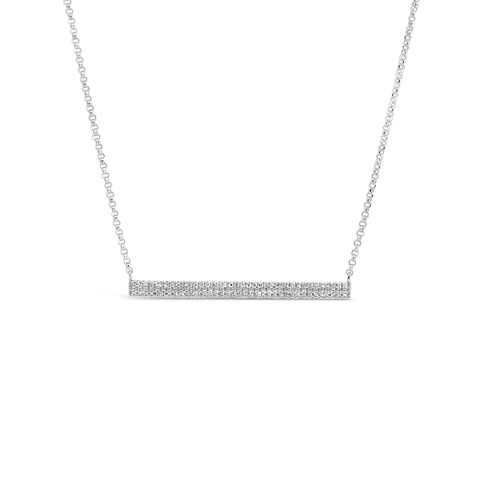 Diamond Bar Necklace