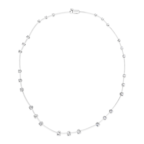 Diamond Triplets Necklace
