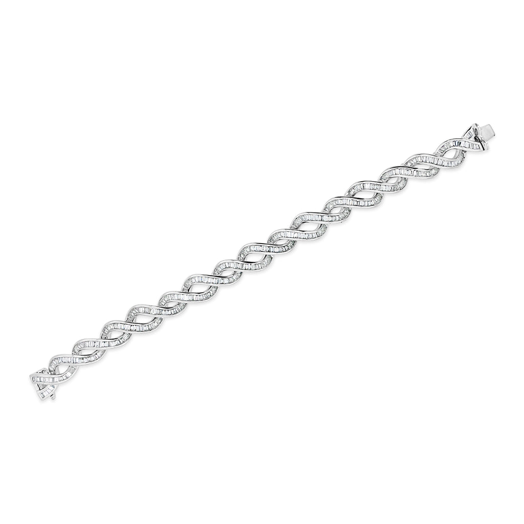 Spiral Diamond Estate Bracelet