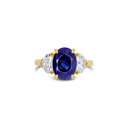 Sapphire & Diamond Ring