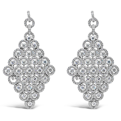 Diamond Dangle Earrings