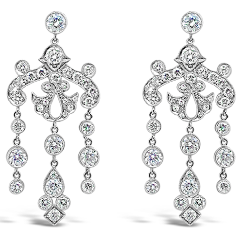 Diamond Dangle Earrings