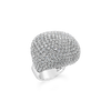 Diamond Bombe` Ring