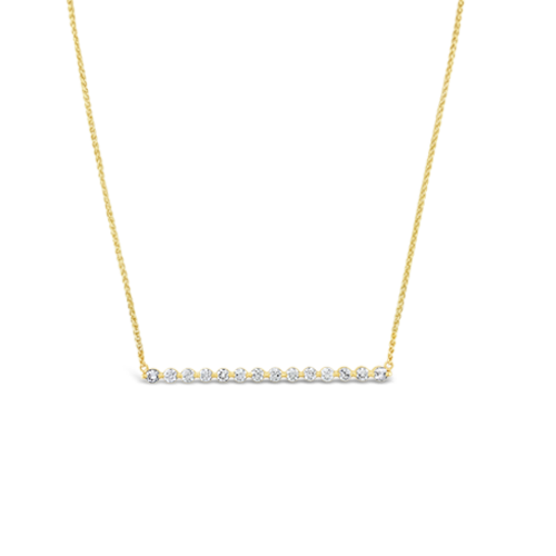 Diamond Bar Necklace
