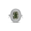 Fancy Green Diamond Ring