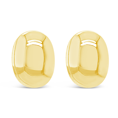 Oval Dome Estate Earrings