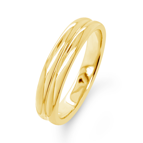 Double Gold Estate Bangle