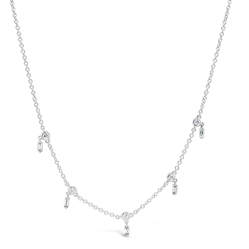 Diamond Stations Necklace