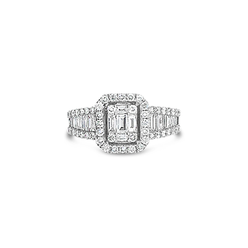Multi-Diamond Engagement Ring