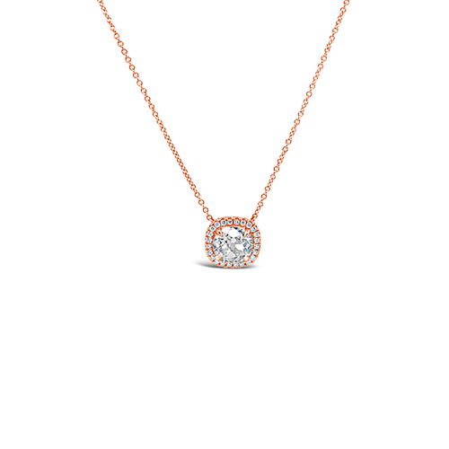 Diamond Halo Pendant