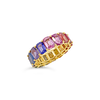 Multi-colored Sapphire Ring
