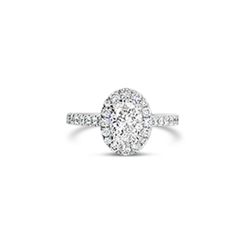 Oval Diamond Engagement Ring