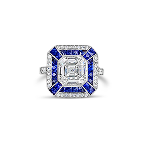 Sapphire & Diamond Ring