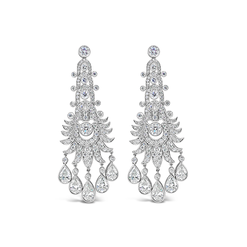 Diamond Chandelier Earrings
