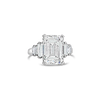 Emerald cut Diamond Engagement Ring