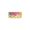 Rainbow Confetti Ring