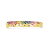 Multi-color Sapphire Bangle Bracelet